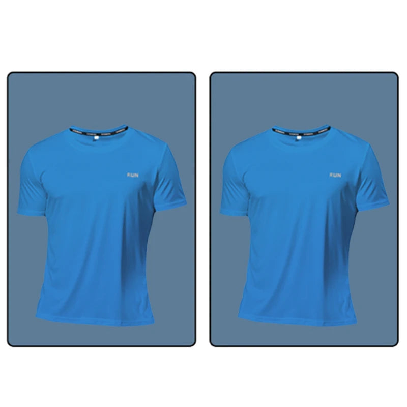 Summer t Shirt For Men Casual White t-Shirts Man Short Sleeve Top Breathable Tees Quick Dry Gym Shirt Soccer Jersey Male Clothes