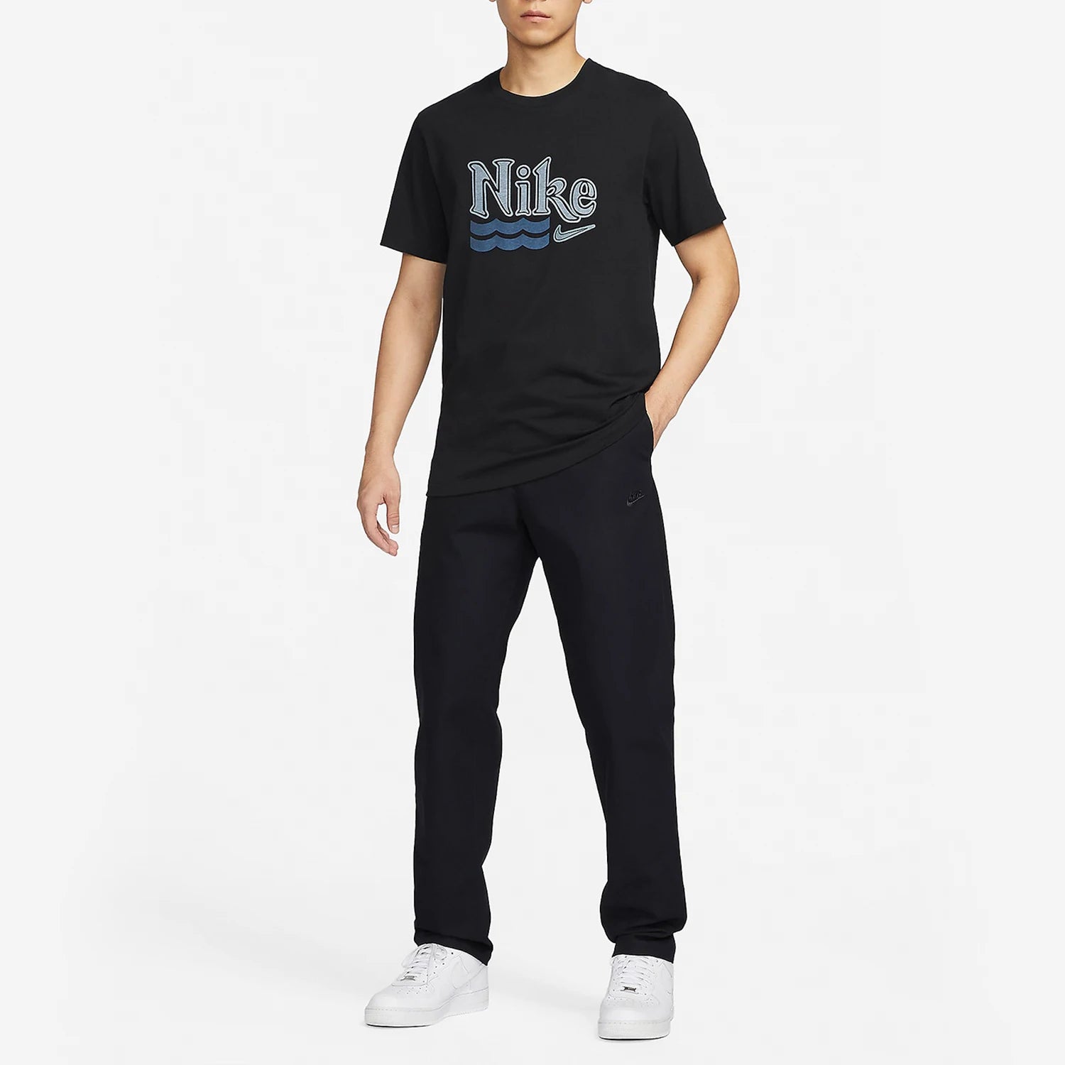 Nike Official Authentic 2024 New Men's Woven Casual Comfort Straight-leg Pants FZ5771-010