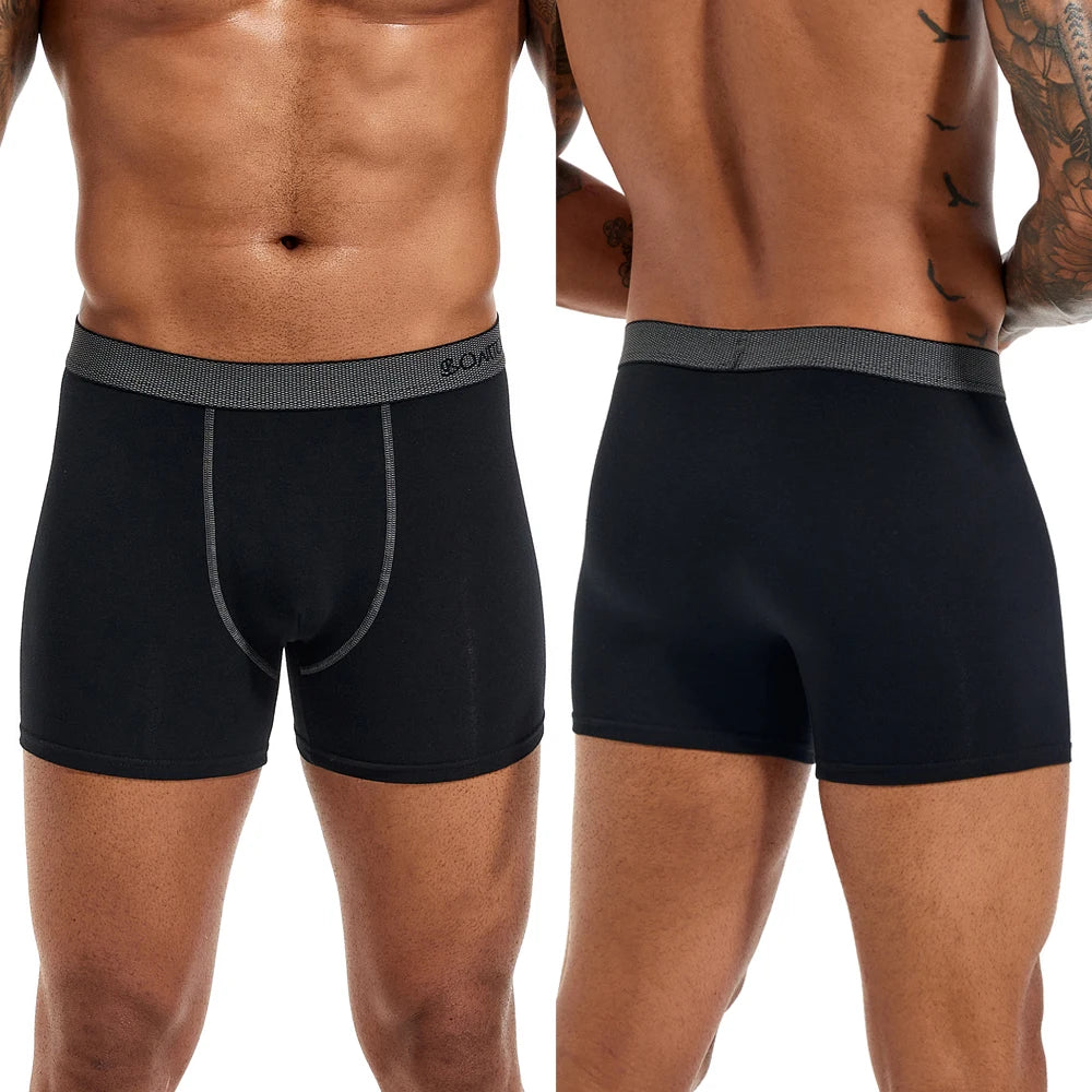Boxershorts Men Boxer Shorts Boxer Brand Men's Panties Underwear Men Underpants Man Cotton Sexy for Male Calecon Family
