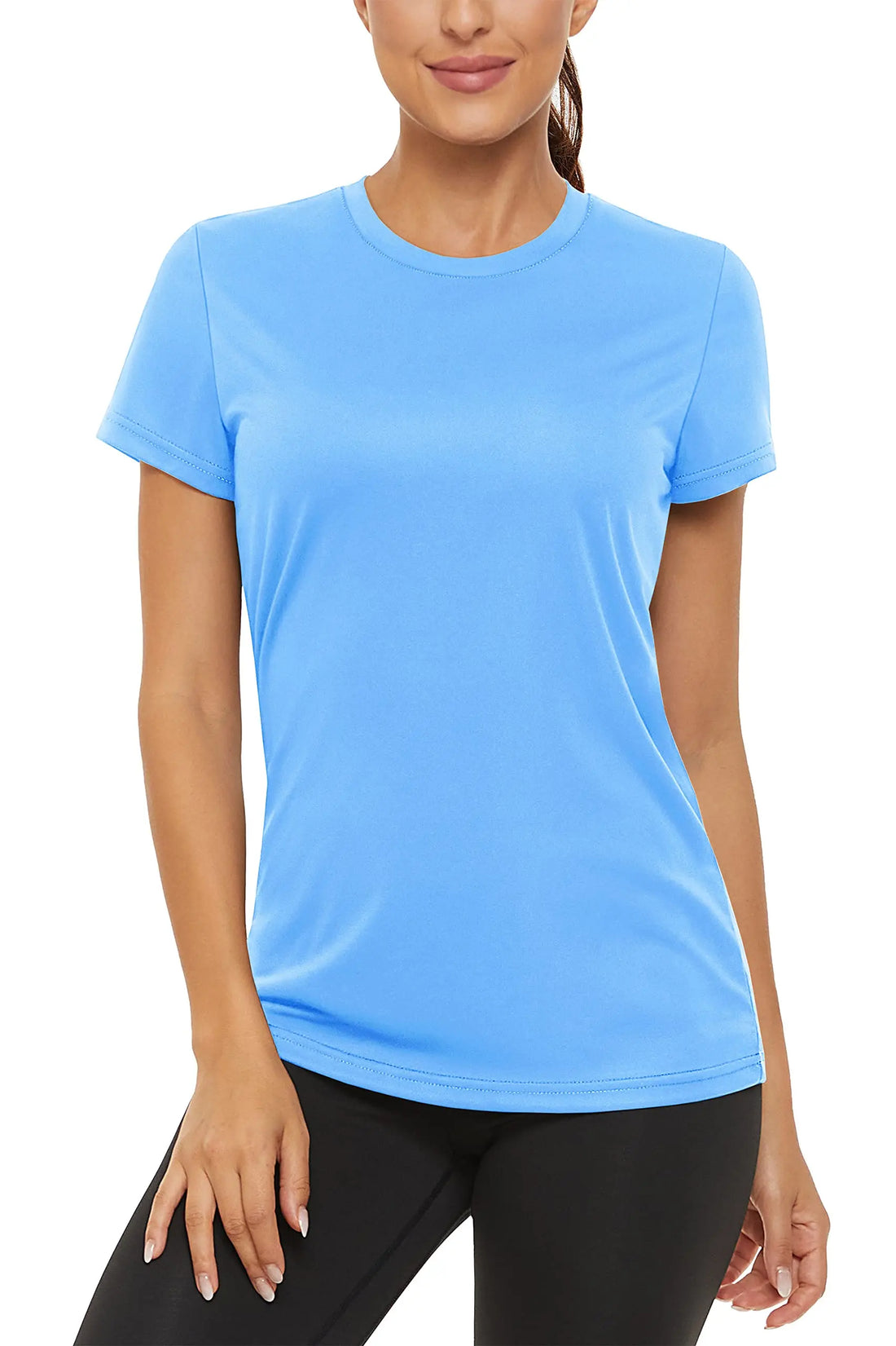 TACVASEN Summer Casual Performance T-shirts UPF 50+ Quick Dry Womens Sun Protection T-shirt Outdoor Running Swim Tee shirts Tops - ATFH