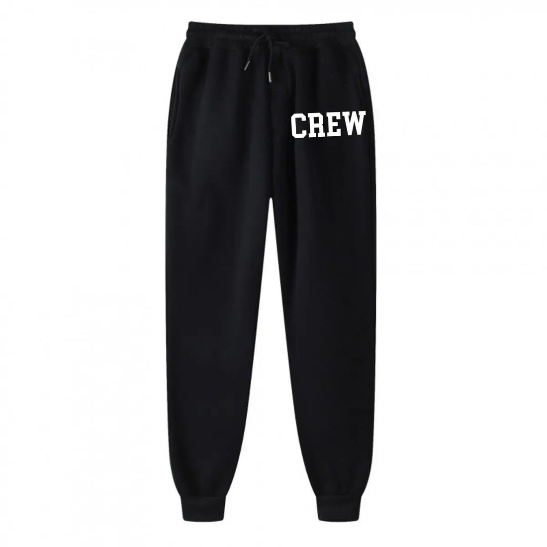 Bold “CREW” Statement Men Women Fashion Hip Hop Pullovers Sweatshirt Vintage - ATFH
