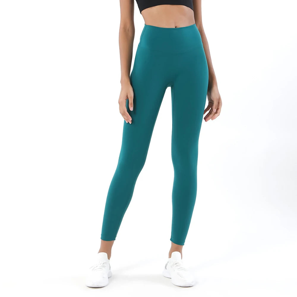 Yoga Leggings for Fitness Legging Sport Femme Back Pocket Pants Female Buttery Soft High Waist Leggins Push Up Gym Tights Women ATFH