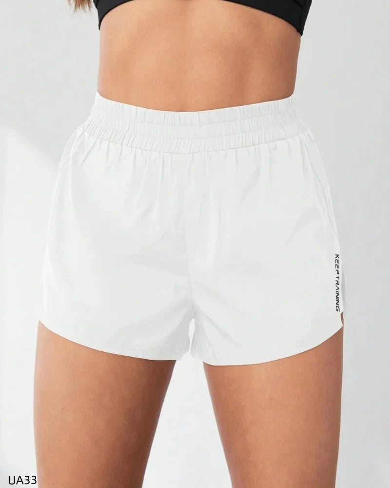 Women's Athletic Shorts - Elastic Waist Built-in Liner, Quick-Dry Breathable, Perfect for Gym Yoga Running Daily Wear Tahsi Fashion House