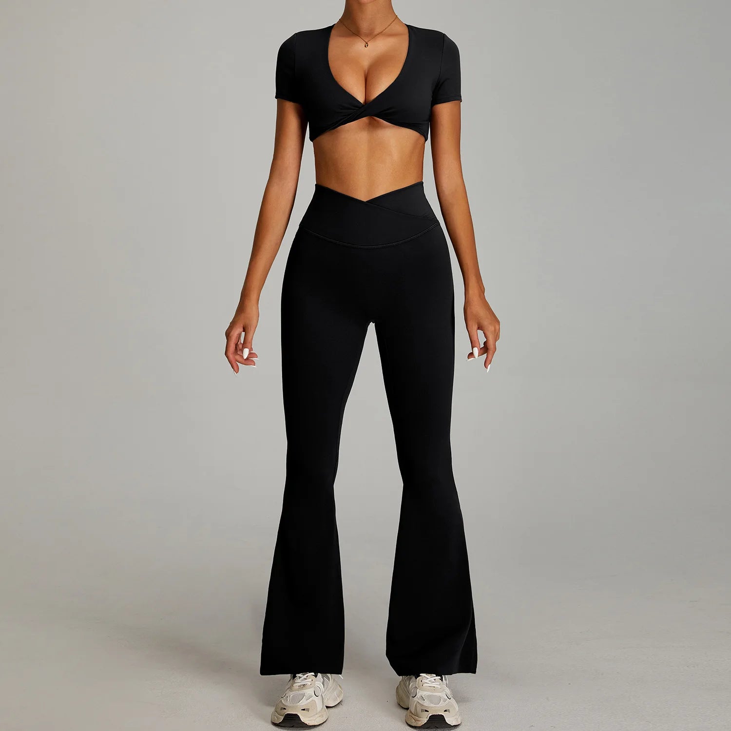 2 Pieces Sportswear Women Yoga Set Gym Clothes Sportswear Yoga Suits Fitness Set Tracksuits Sports Bra Gym Outfits Leggings - ATFH