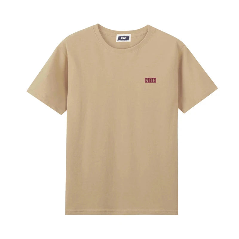 Summer Exported to Japan Korean Cotton Men Women T-shirt Embroidery letter Logo Couple Casual Loose O-Neck Short Sleeve Tees ATFH