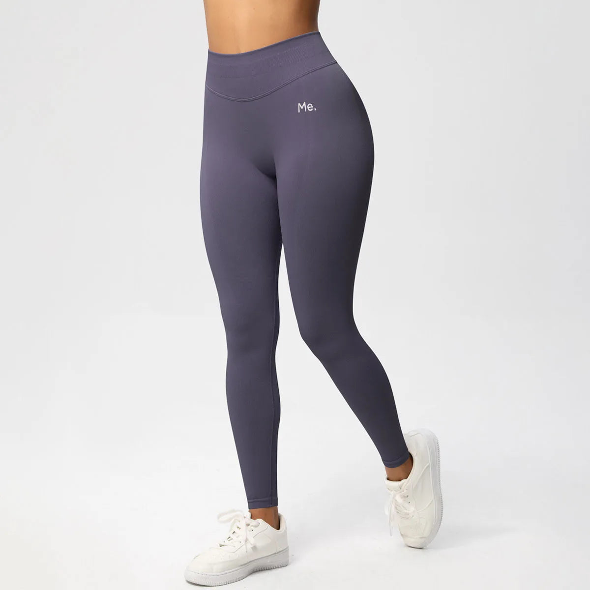 BetterMe New High Waist Solid Leggings Women Seamless Fitness Yoga Elastic Leggings Push Up Butt Knit Fashion Gym Workout Pants - ATFH