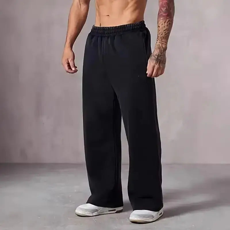 Men jogging pants baggy pants neutral breathable baggy outdoor pants fashion design jogging pants 2026 new sweatpants