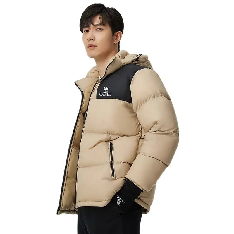 GOLDEN CAMEL Outdoor Down Jackets Women Men's Winter Coats Windbreakers Thickened Plush Bread Jacket for Men 2024 Winter New