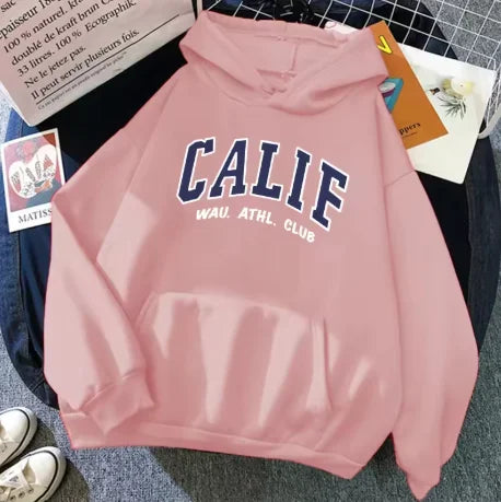 Men And Women Winter Sweatshirt Print Hooded Pullovers Fashion Loose Casual Hoodies Fleece Pullover Women Clothing sportswear - ATFH