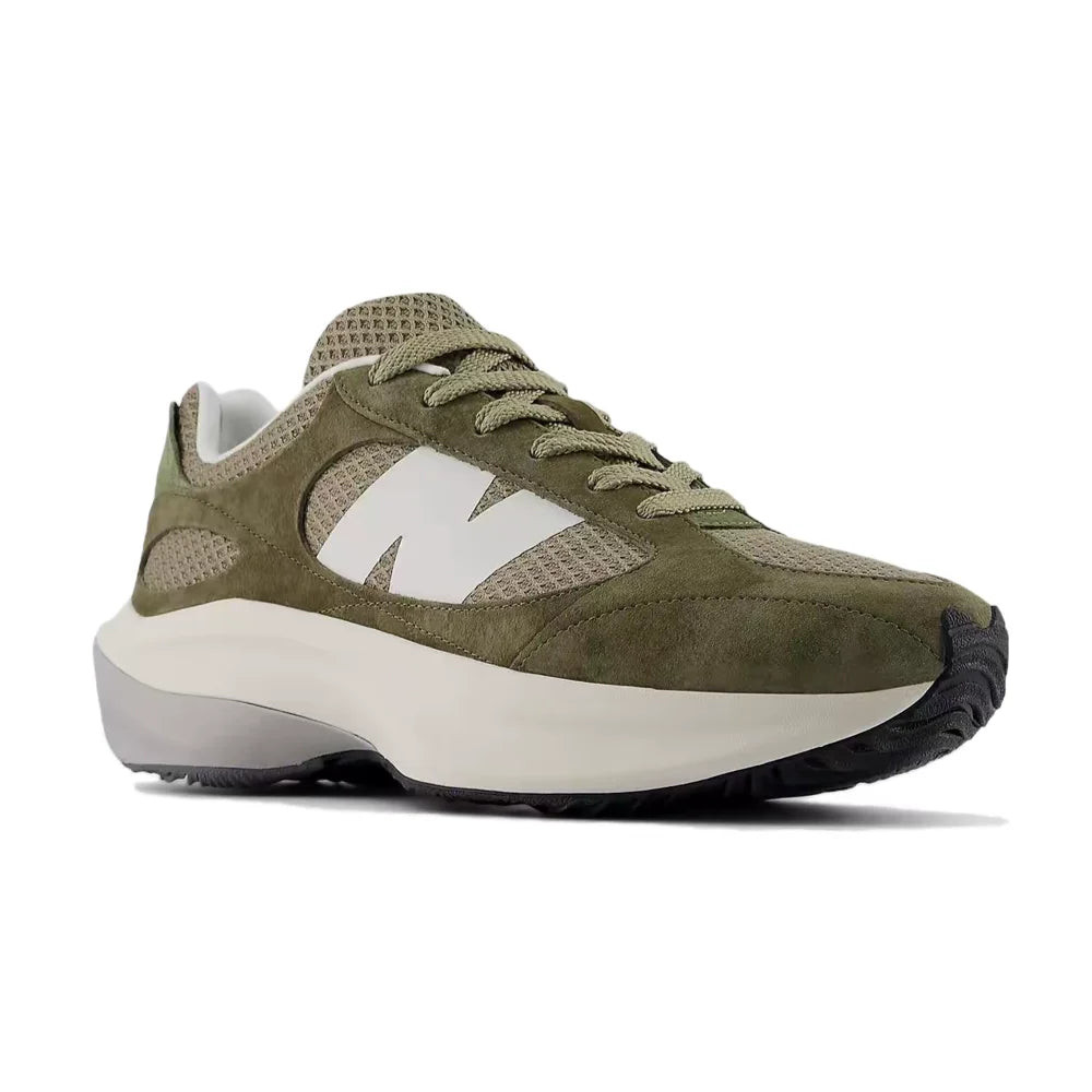 New Balance Warped Runner Retro Stability and Responsive Cushioning Low-Top Running Shoes, Unisex, Army Green UWRPDCCC