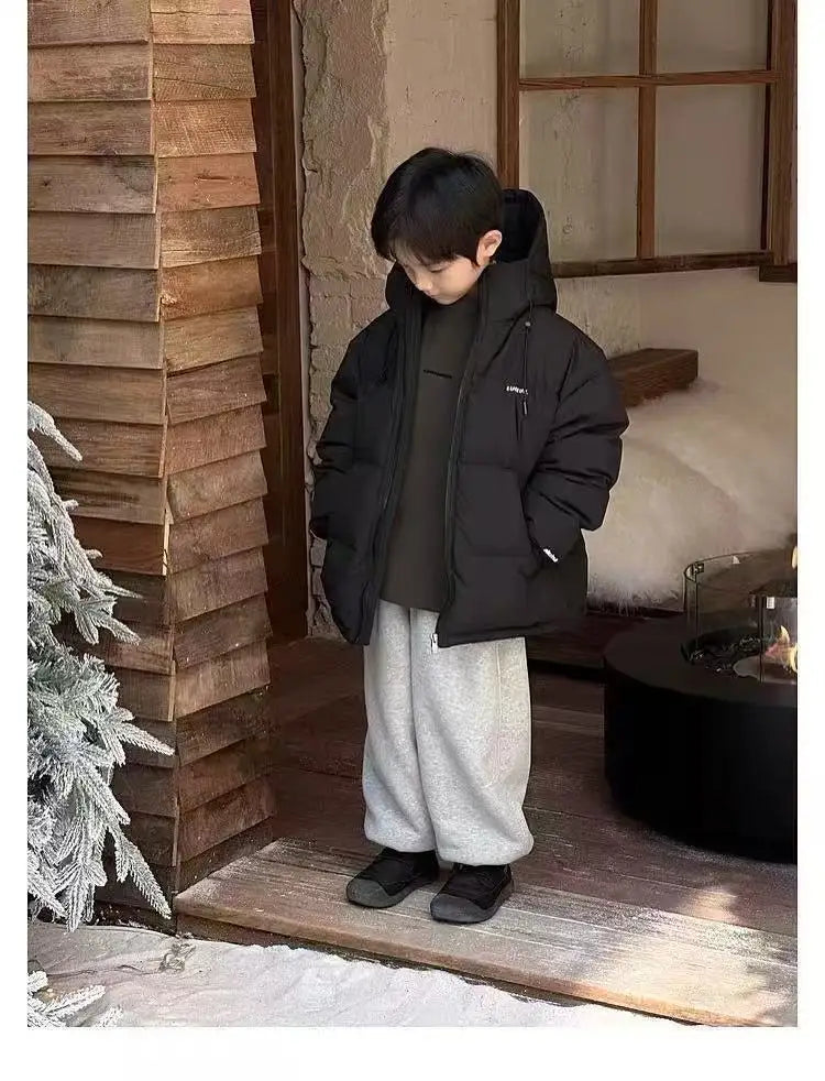 New  Boy  Winter Down Jacket Thickness Kids Baby  Coats  Children   Autumn  2025-A096
