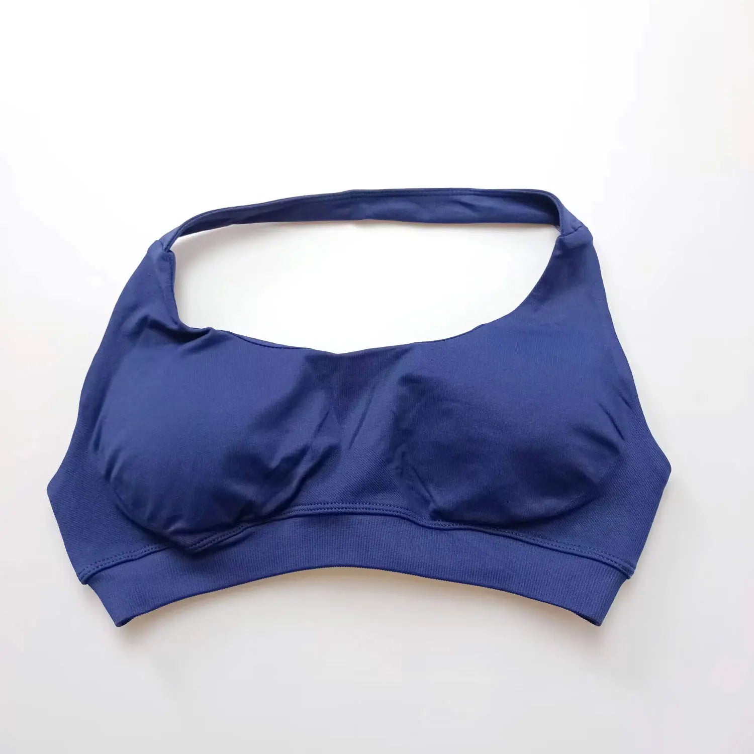 NCLAGEN Impact Sports Bra Women Seamless Halter Top High Support Push-up Open Back Gym wear Fitness Yoga Workout underwear - ATFH