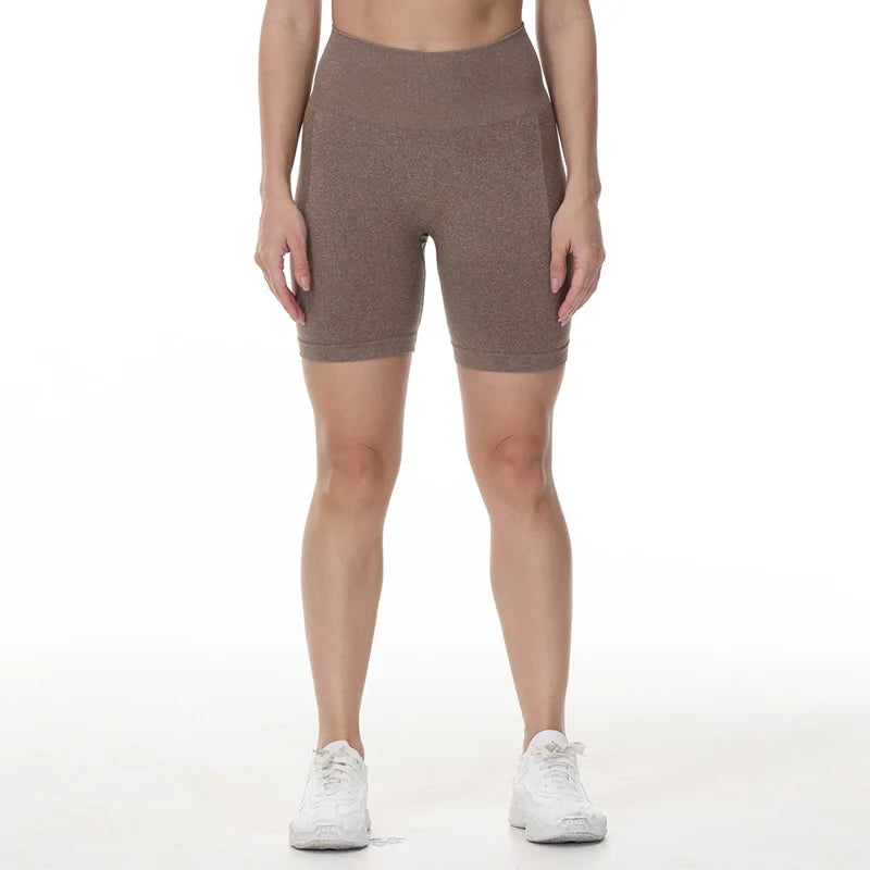 Push Up Yoga Shorts Spandex Solid Seamless Shorts Soft Workout Clothes For Women Tights Fitness Outfits Yoga Pants Gym Wear Tahsi Fashion House