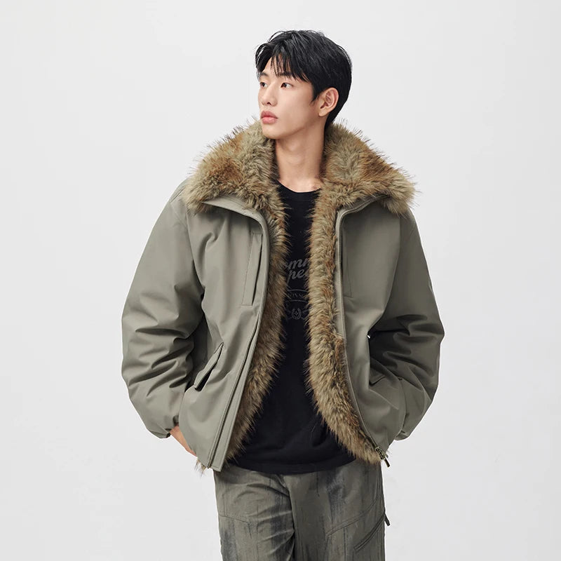 Semir Men Down Jacket Protective Fur Collar Windproof Water Repellent Winter Smart Casual Couple Fashion Outerwear 2026