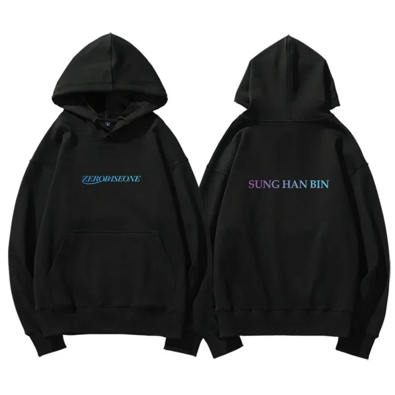 KPOP ZB1 ZEROBASEONE Ablum Oversized Women/Men Hoodie Sweatshirt ZHANG HAO SUNG HAN BIN RICKY MATTHEW HANYUJIN K-POP Clothes - ATFH