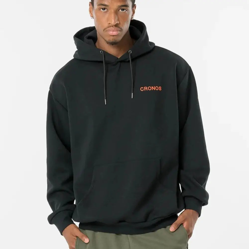 CRONOS CIRCLE LOGO HOODIE Spring Autumn Mens Pullover Comfortable Streetwear Sports Casual Hoodies Sweatshirts - ATFH