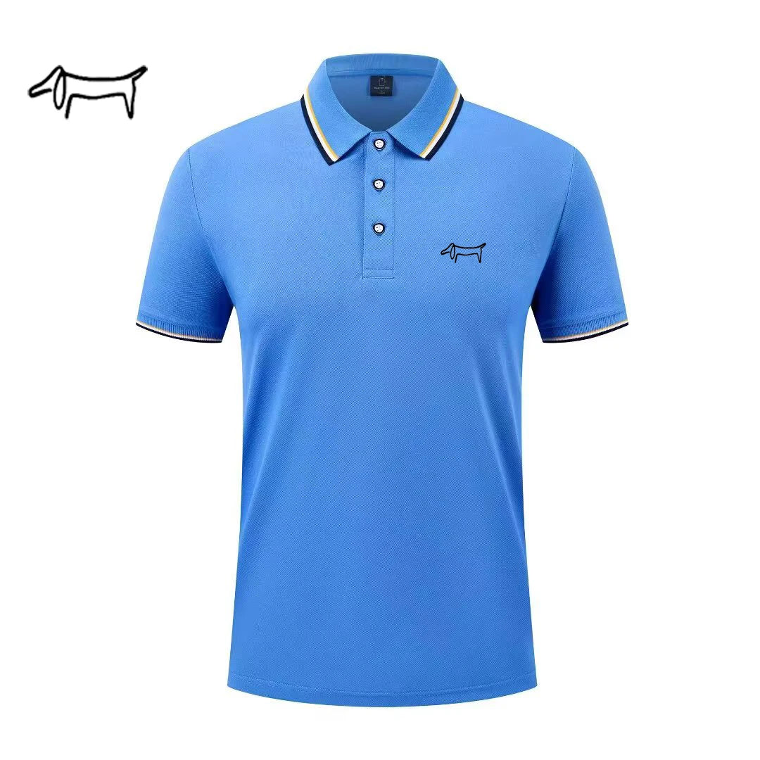 Summer New Polo Shirt Man,Light Luxury Brand Shirts,Fashion Short Sleeve Tops,Golf Wear Sports T Shirt,Men's Women Clothes