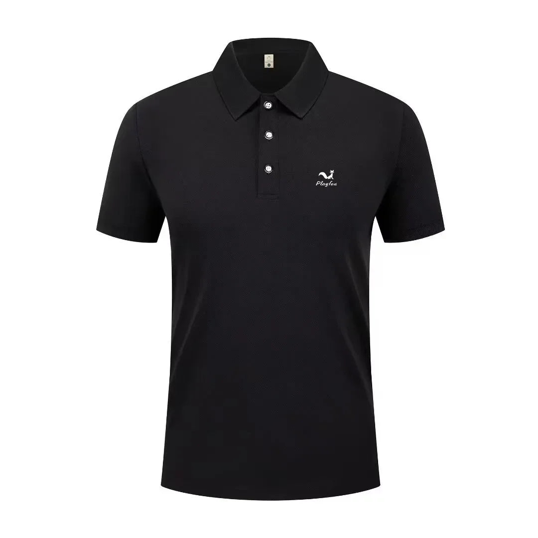 2026 Summer New Men's and Women's Breathable Polo Shirt Business Leisure High Quality Collar T-shirt