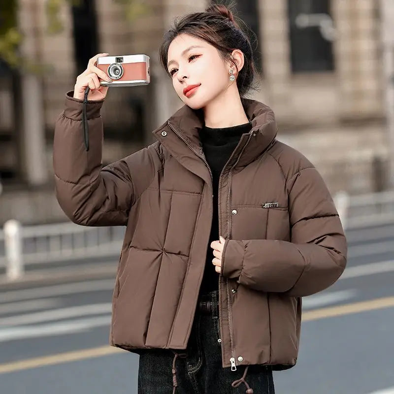 Women's Winter Parkas 2026 New Thicken Short Loose Ladies Cotton Jacket table Version Temperament Female Coat ATFH