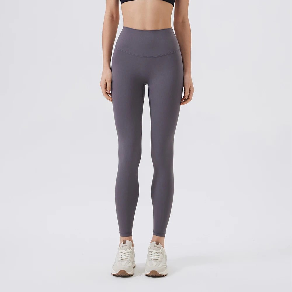 Women Back Waist Pocket High Waist Yoga Legging Women Sport Cropped Pants Butter Athletic Gym Comprehensive Training Jog - ATFH