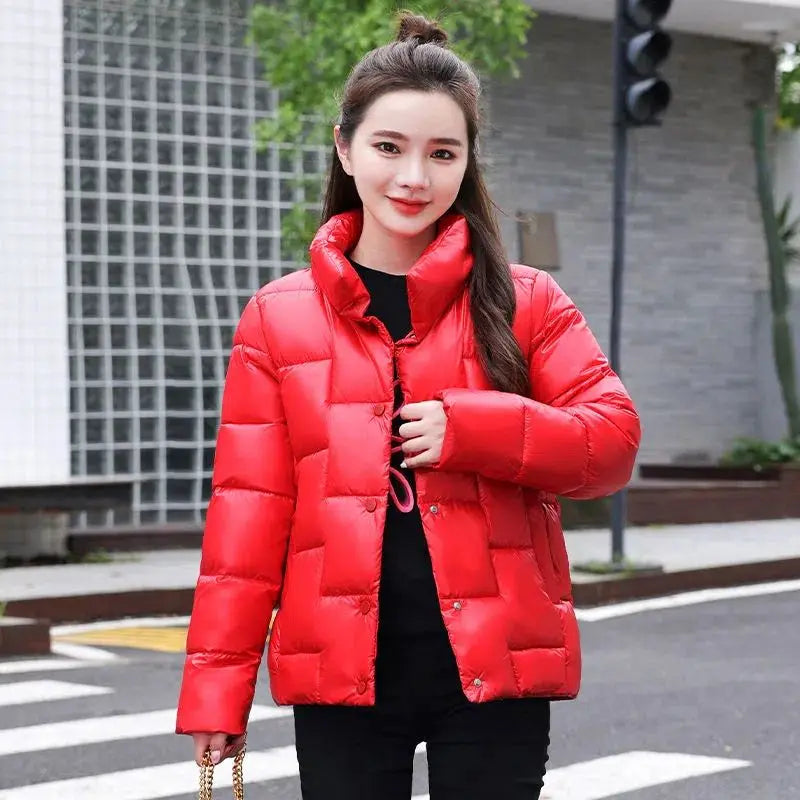 Oversize Winter Puffer Jackets For Women Female Korean Loose Long Sleeve Coats Woman Parkas Fashion Warm Coats And Jackets Women ATFH