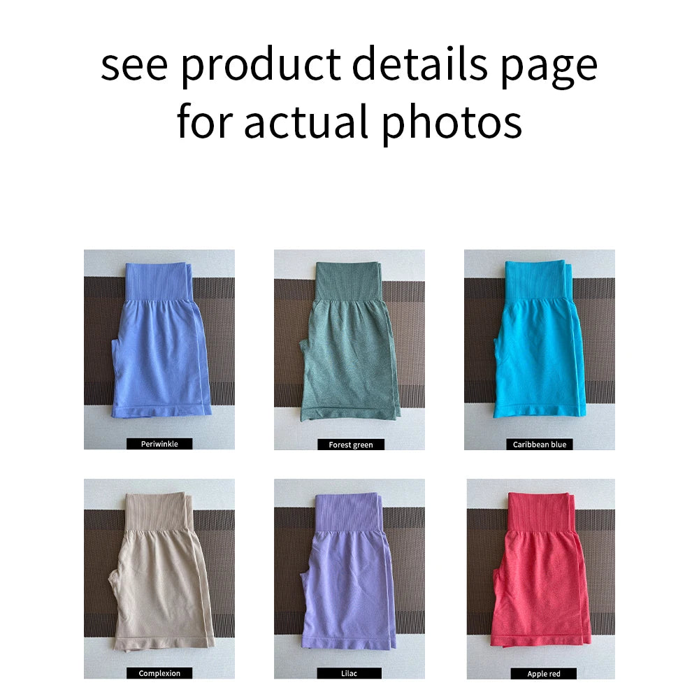 Pro Spandex Shorts Woman Fitness Elastic nv navigation Sports Running Yoga pants  tight pants cycling shark pants Tahsi Fashion House