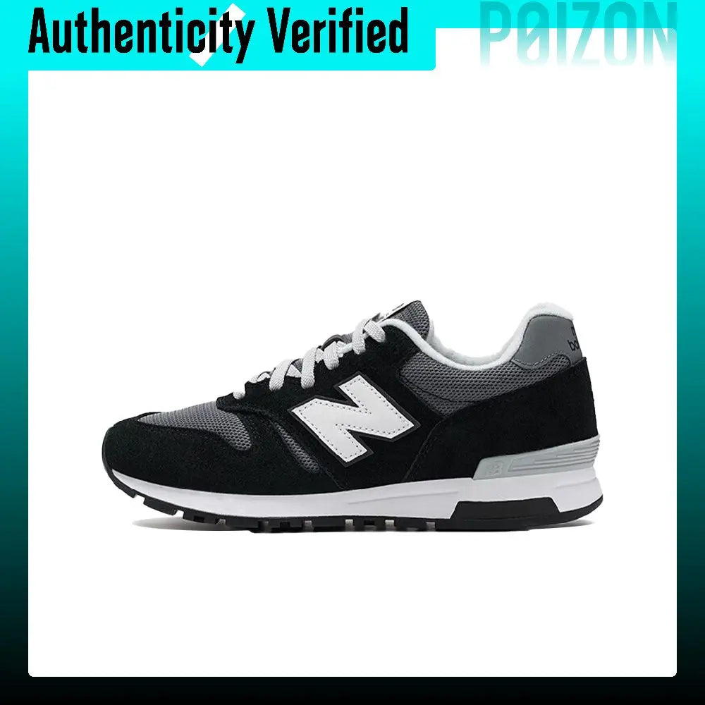 New Balance NB 565 Comfortable Breathable Low top Casual Running Shoes Unisex Gray Black ML565CBK