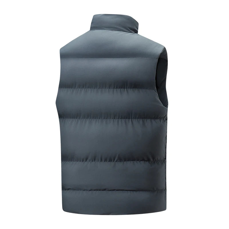 Down Vest Lightweight Quality Versatile Winter Mens Outdoor Workwear Lightweight Vest New Stand Collar Camisole Windproof Vest ATFH