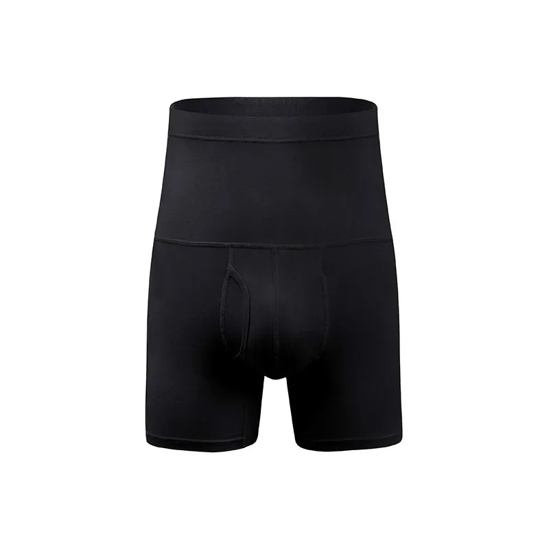 High Waist Cotton Boxers Men Abdominal 150KG Sports Bodyshape Panties Plus Size 9XL 8XL Underpants Warm Belly Protection Shorts
