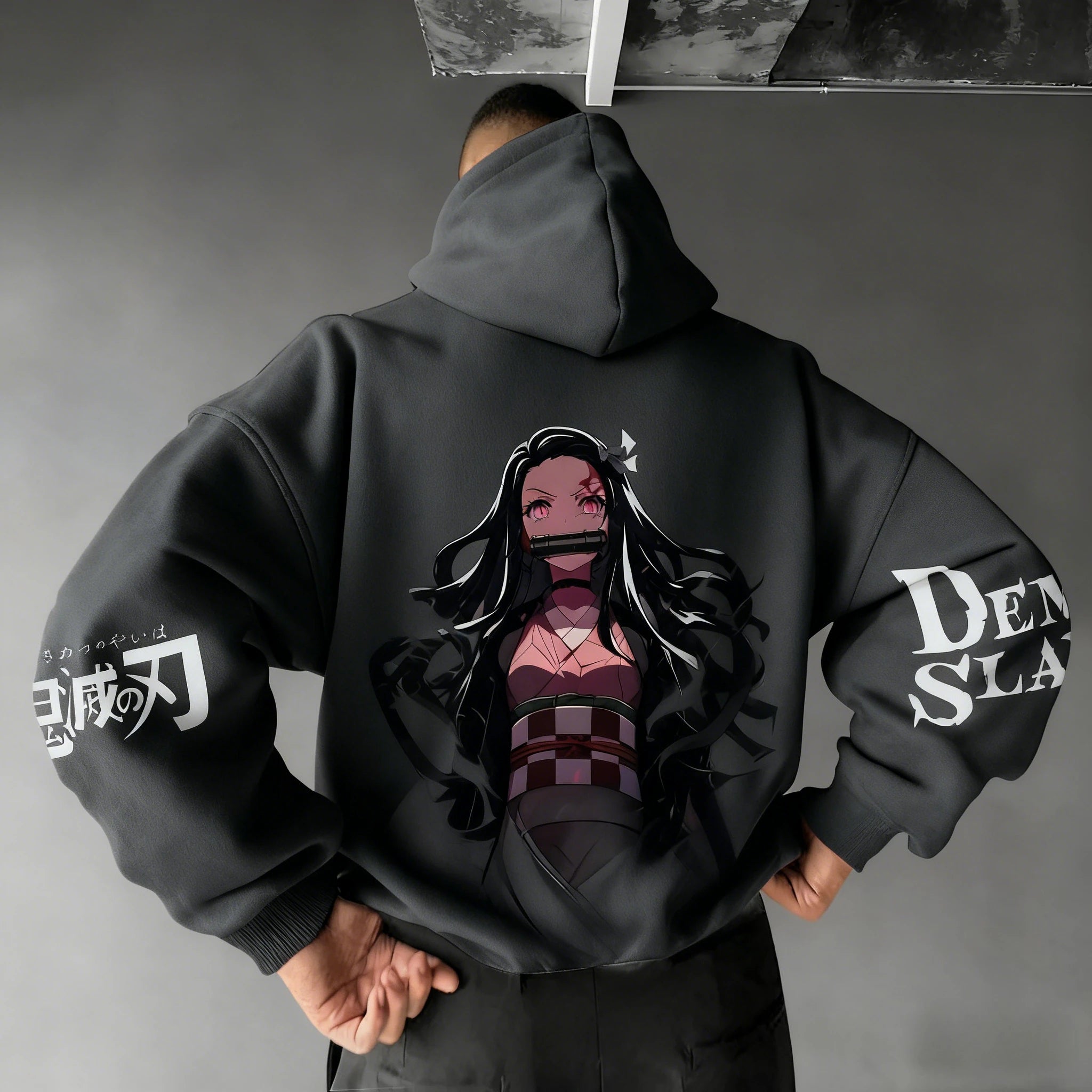 2026 New Demon Slayer Kamado Nezuko Printed Hoodie Sweatshirt Men's and Women's Hoodie Men's Tops Sports Hoodie Harajuku Hoodie - ATFH