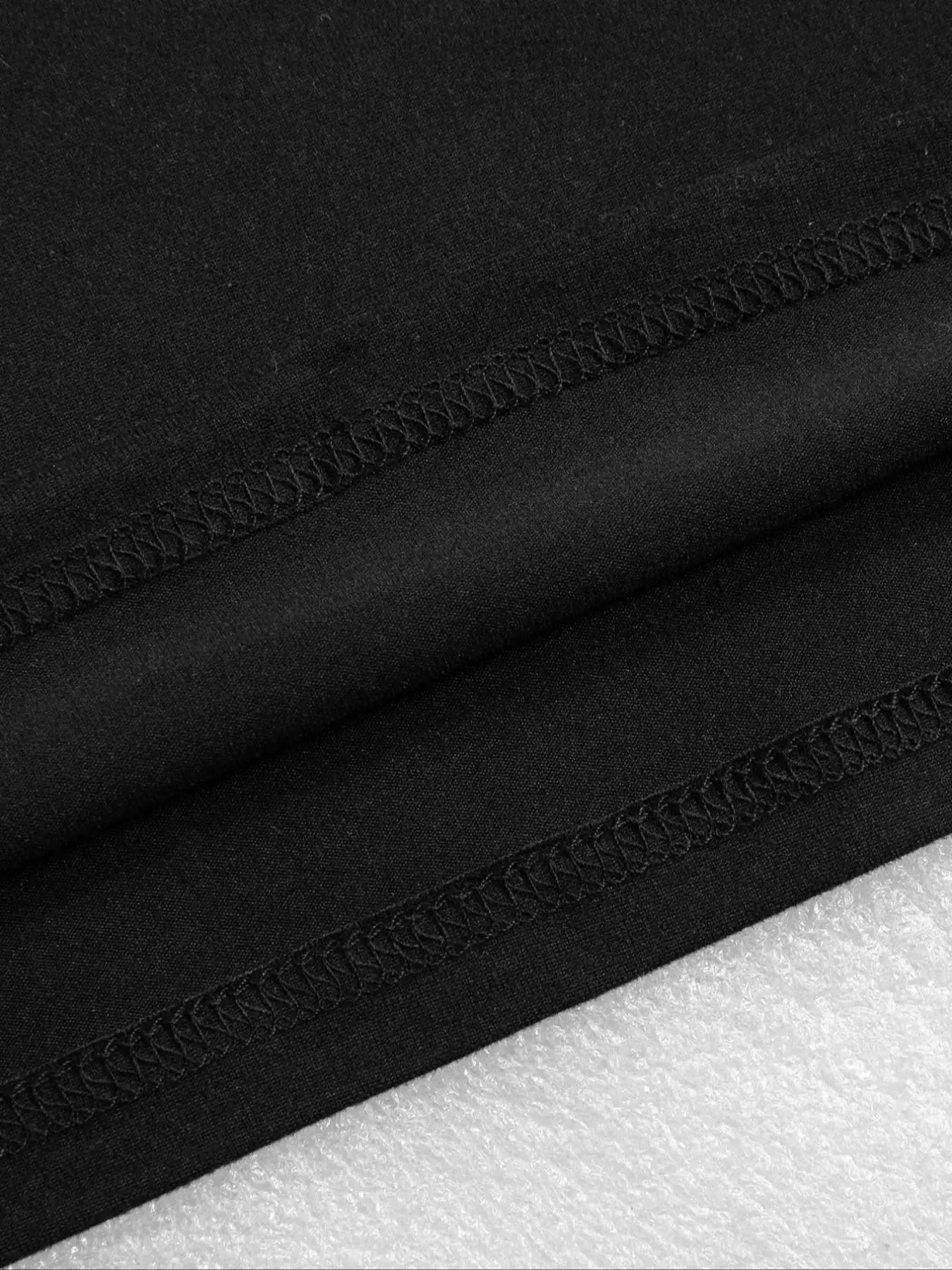 Women's Slim Fit Casual T-Shirt Black - ATFH