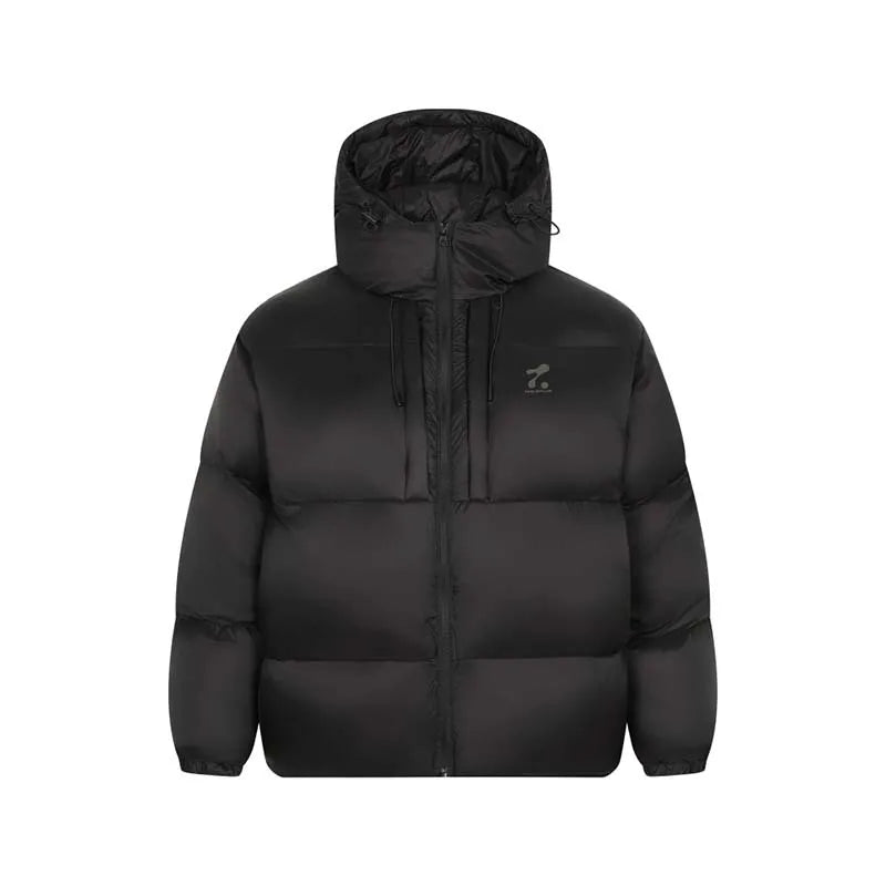 Men's Winter Warm Puffer Jacket Cotton Padded Thick Thermal Puffy Parkas Hooded Windproof Overcoat Warm Keeper Outerwear