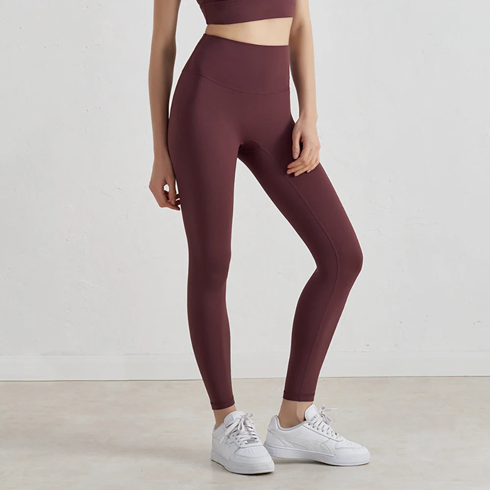 Yoga Leggings for Fitness Legging Sport Femme Back Pocket Pants Female Buttery Soft High Waist Leggins Push Up Gym Tights Women ATFH