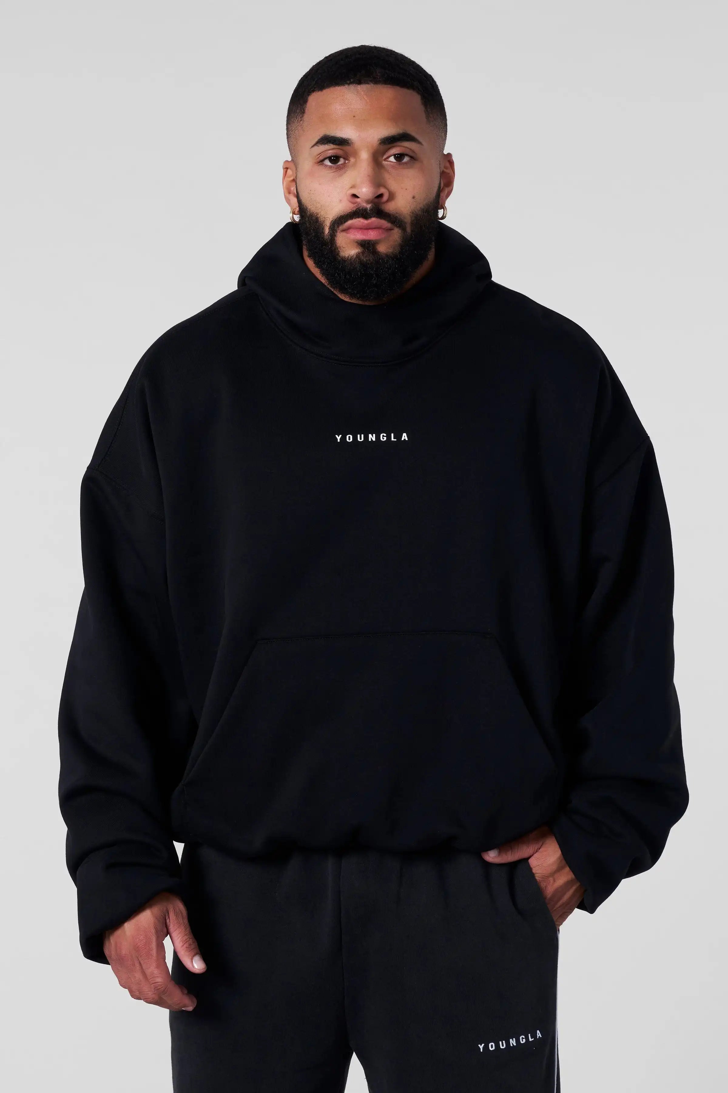 Fall New Collection Fashion Men Hoodies Autumn Winter Print Cotton Oversized Pullover Long Sleeve Hooded Street Sweatshirts - ATFH