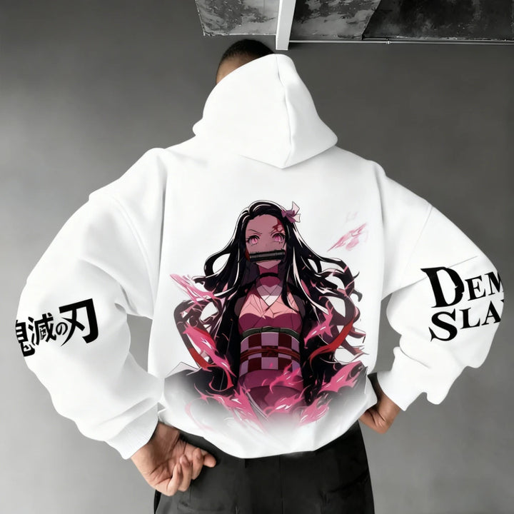 2026 New Demon Slayer Kamado Nezuko Printed Hoodie Sweatshirt Men's and Women's Hoodie Men's Tops Sports Hoodie Harajuku Hoodie - ATFH