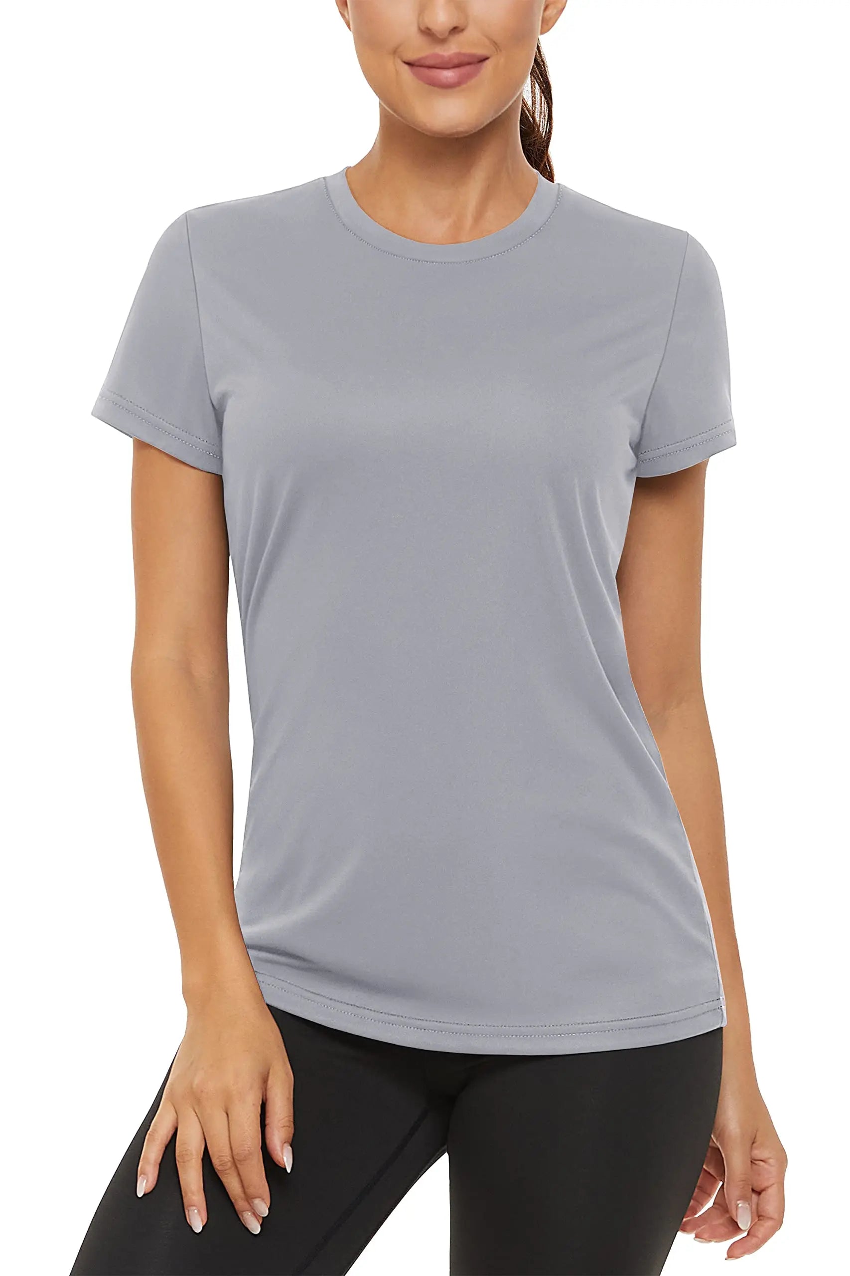 TACVASEN Summer Casual Performance T-shirts UPF 50+ Quick Dry Womens Sun Protection T-shirt Outdoor Running Swim Tee shirts Tops - ATFH