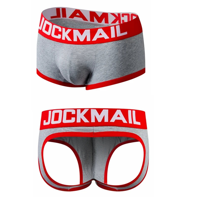 Mens Underwear Jockstrap Boxer Trunks Gay Penis Pouch Cueca Boxer Calzoncillos Hombre Man Boxer Shorts Sleepwear Gay Panties