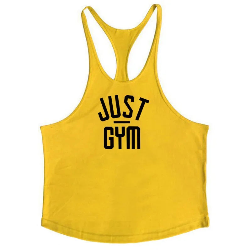 New Bodybuilding men Stringer Tank Top print Fitness Singlets Sporting Vest muscle Sleeveless Tanktops shirt