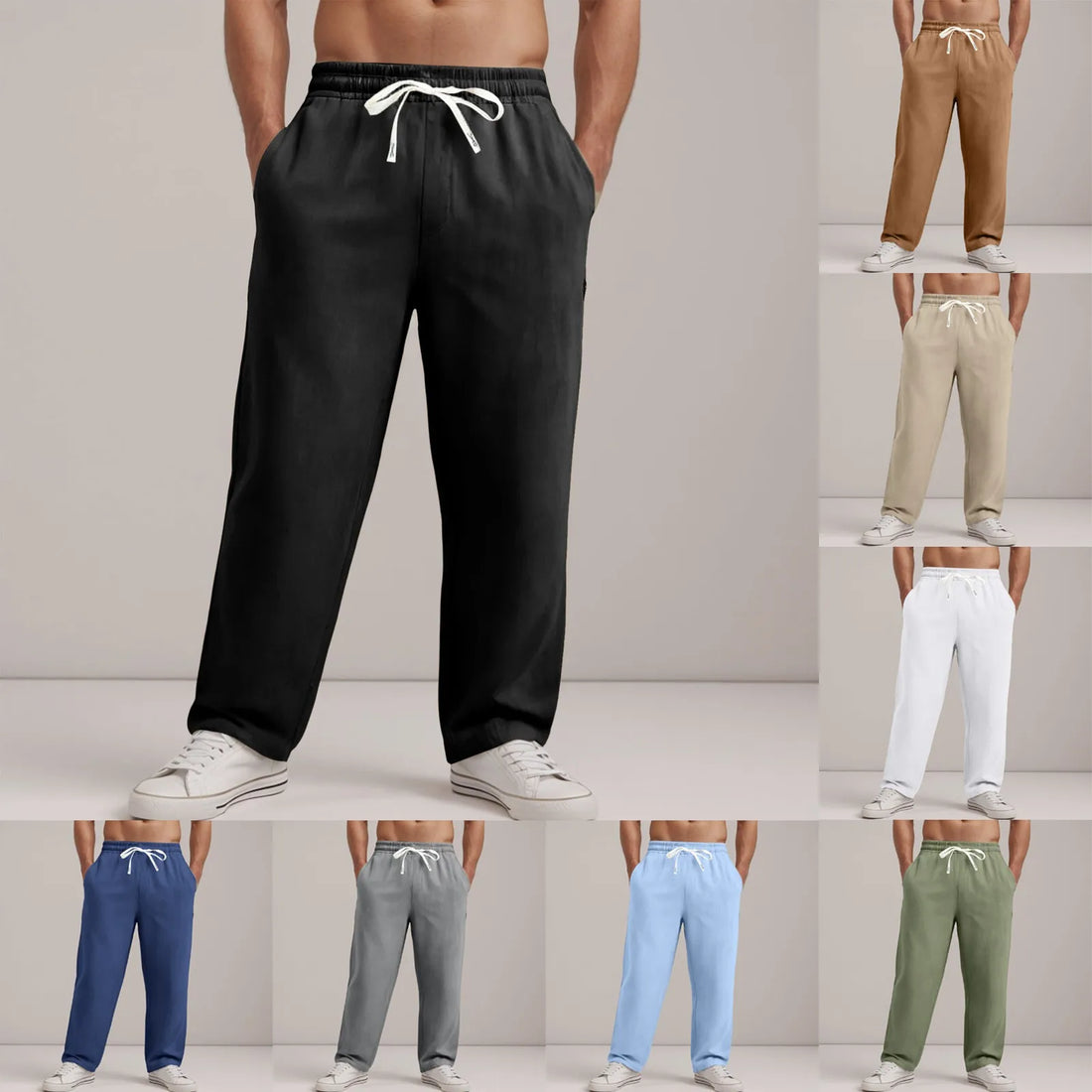 Jogging Pants Mens Fitness Joggers Running Pants Mens Allseason Loose Breathable Cotton And High Quality Casual Pants For Men