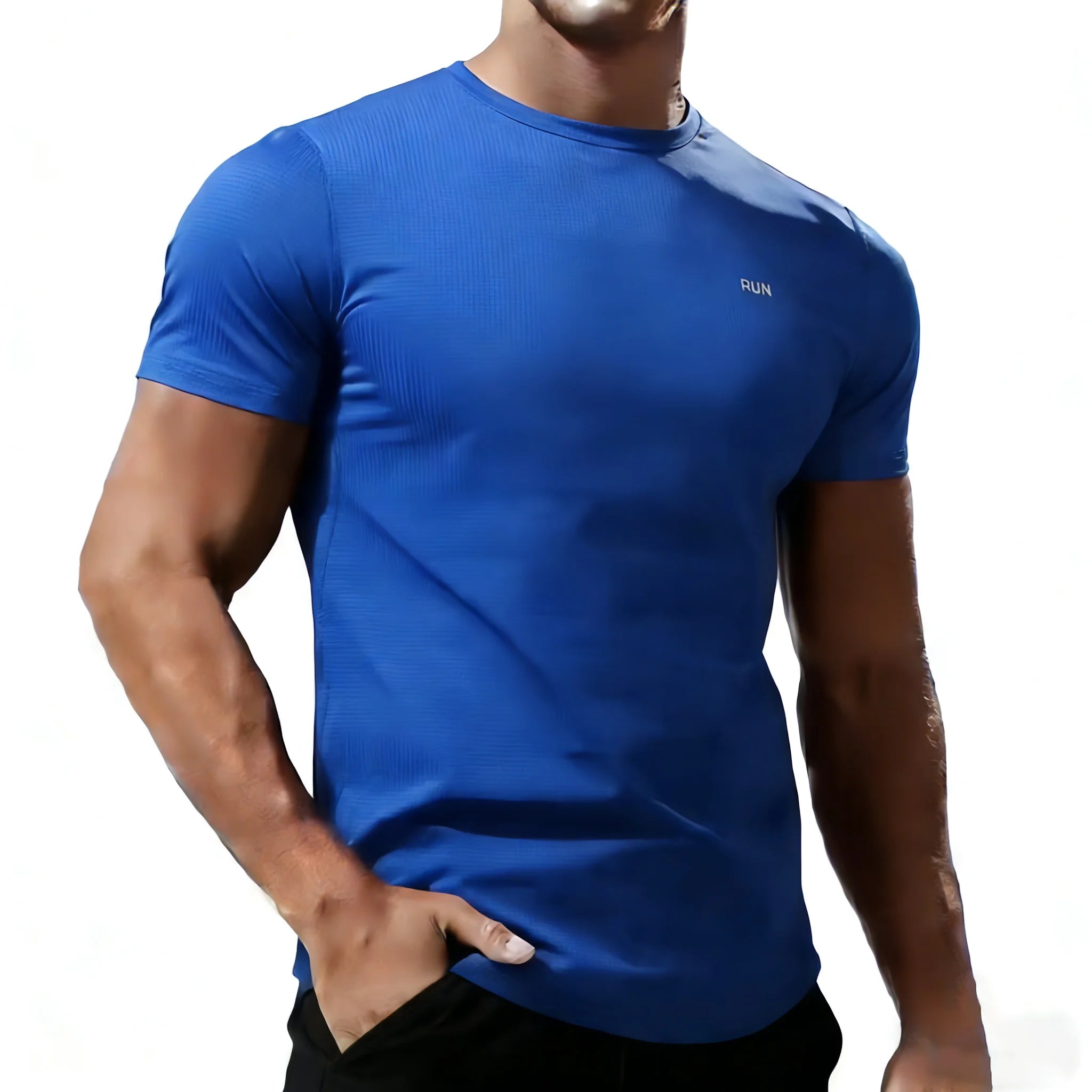 2026 Men's Casual T Shirt Summer Ice Silk Male Tshirt Quick Dry Homme Tops Tee Gyms Fitness Clothing Fashion T-shirt For Men