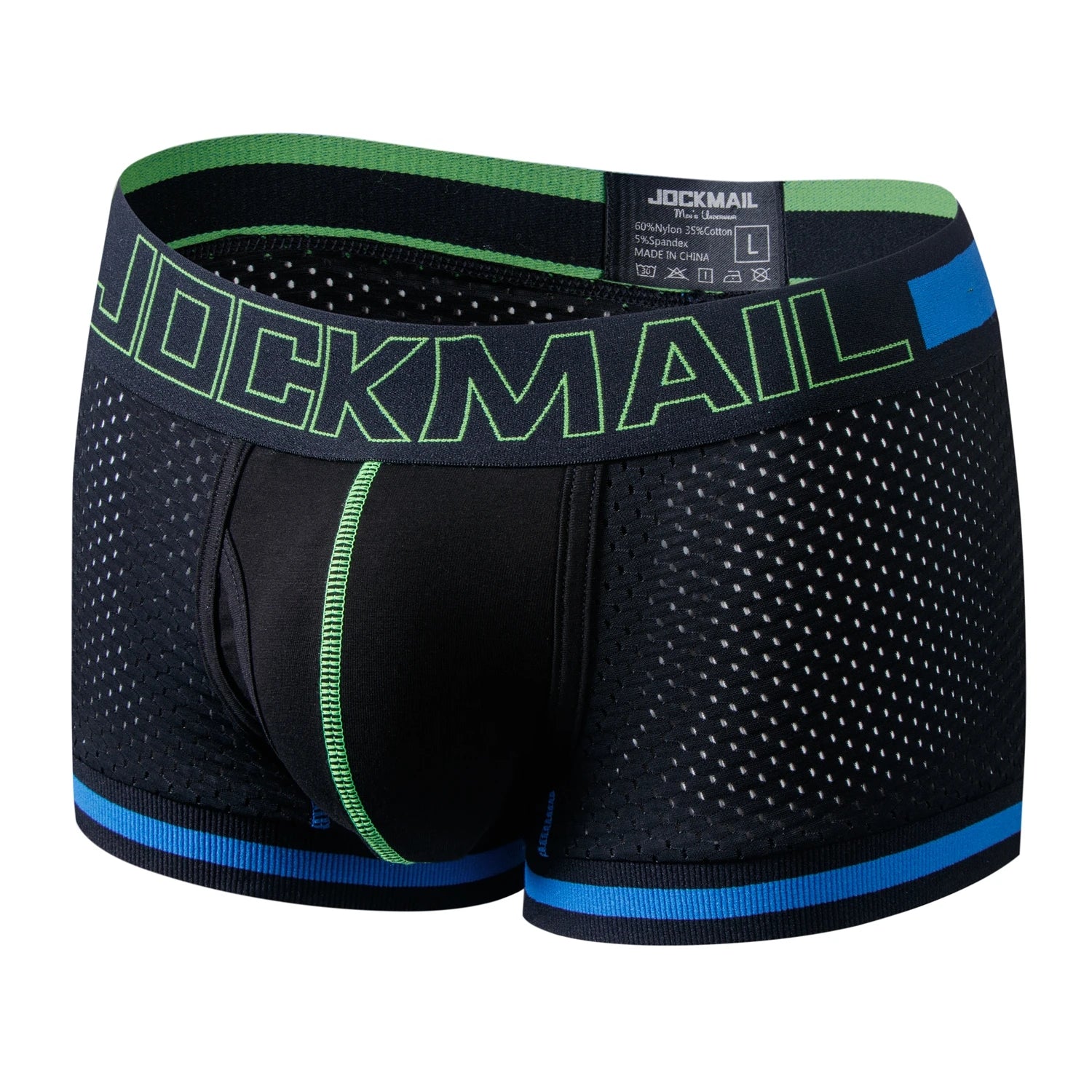 JOCKMAIL 5pcs Man Underpants Boxershorts Mesh Nylon Men Boxers Male Breathable Underwear Men’s Panties Soft Boxer