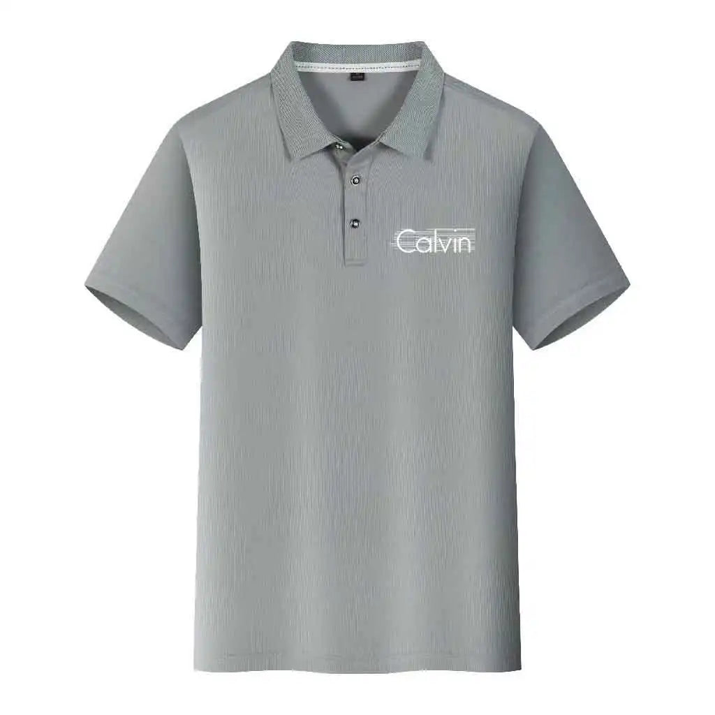 Summer Men and Women Daily Wear Business Casual Polo Shirt with Turned-Up Collar Short Sleeve Men Top Outdoor Baseball Polo Wear