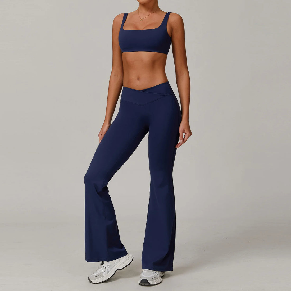 2 Pieces Yoga Set Workout Sets Women Tracksuit Gym Push Up Fitness Running Workout Clothes Sport Bra Leggings Suit Activewear - ATFH