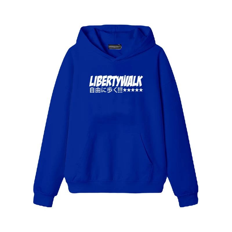 High Quality Liberty Walk printed Hoodies Men women harajuku car Graphics Sweatshirt Unisex Fleece vintage Long sleeve pullovers - ATFH