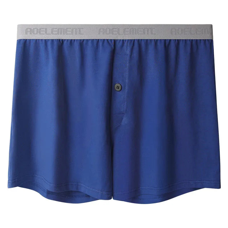 3Pcs Men's Underwear Loose Home Shorts Summer Boxer Briefs Thin Cotton Arrow Pants Large Size Four Corners Home