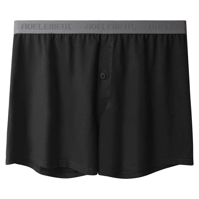 3Pcs Men's Underwear Loose Home Shorts Summer Boxer Briefs Thin Cotton Arrow Pants Large Size Four Corners Home