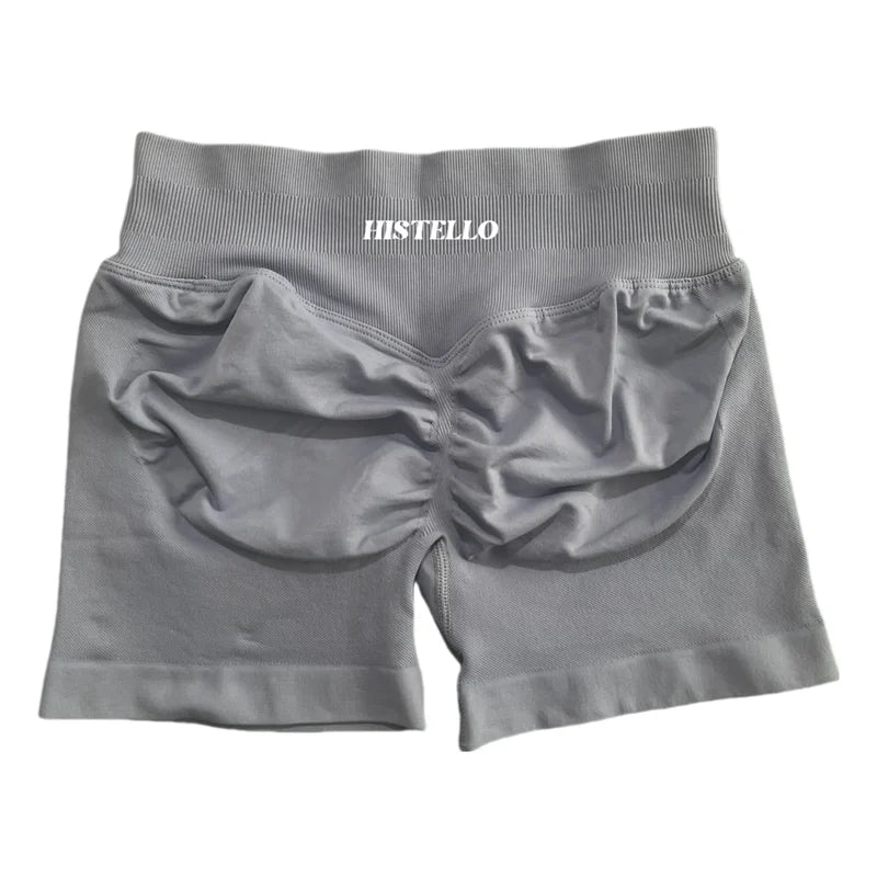 HISTELLO Sports Shorts Df Substitute High Waist Women Yoga Workout Short Seamless Leggings Stretch Fitness Running Gym Shorts Tahsi Fashion House