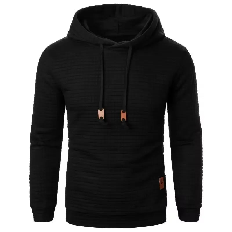 Warm Men's Solid Color Casual Hoodie Oversize Sweatshirt Sweatshirt With Zipper Paired Hoodies and Hoodies Women Man Sweatshirts - ATFH