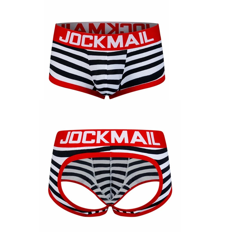 Mens Underwear Jockstrap Boxer Trunks Gay Penis Pouch Cueca Boxer Calzoncillos Hombre Man Boxer Shorts Sleepwear Gay Panties