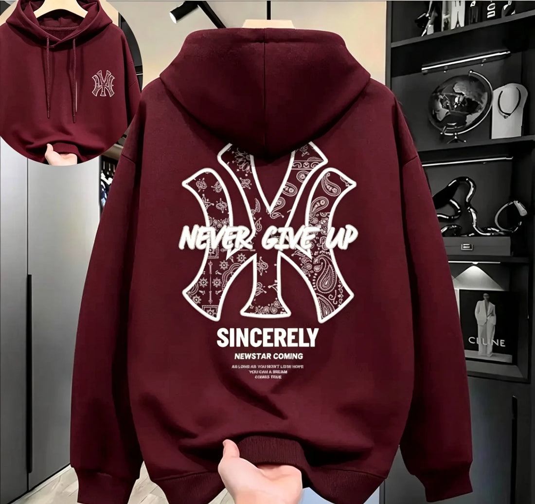 2026 Couple Collection - New Men's Hoodie for Autumn_Winter - American Retro Style